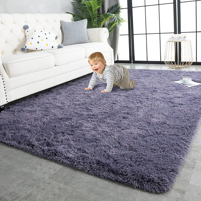 TWINNIS Super Soft Shaggy Rugs Fluffy Carpets 10x14 Feet, Indoor Modern Plush by TWINNIS