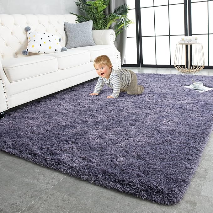 TWINNIS Super Soft Shaggy Rugs Fluffy Carpets 3x5 Feet, Indoor Modern Plush by TWINNIS