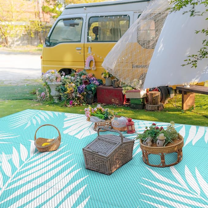 GENIMO Outdoor Rug 10' x 14' Waterproof - Image 3