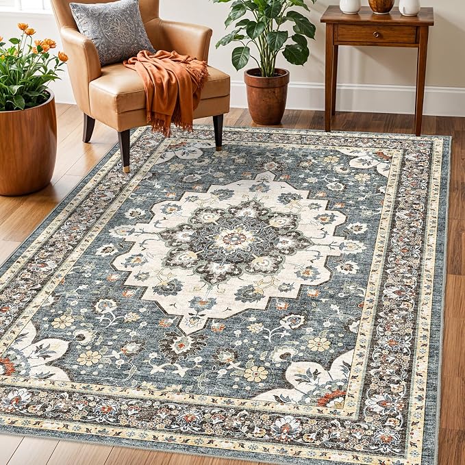 TOPRUUG Washable Oriental Area Rug by TOPRUUG