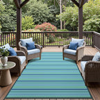 GENIMO Outdoor Rug for Patio Clearance, Lightweight Waterproof RV Camping Mat - Image 3