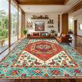SERISSA 10x14 Area Rugs for Living Room, Large Washable Non-Slip Boho Rug by SERISSAHomeDecorCollection