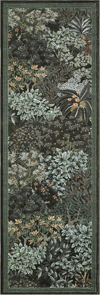GarveeHome Forest Runner Rug, Botanical Low Pile Non Slip Stain Resistance - Image 4