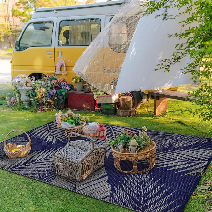 GENIMO Outdoor Rug 9' x 12' Waterproof - Image 3