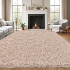 5x8 Area Rug for Living Room:Ultra Soft Fluffy Shag Beige Rugs, Large Fuzzy by Unknown