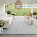 SAFAVIEH Courtyard Collection 8' x 10' Grey/Navy CY8521 Indoor/ Outside - Image 9