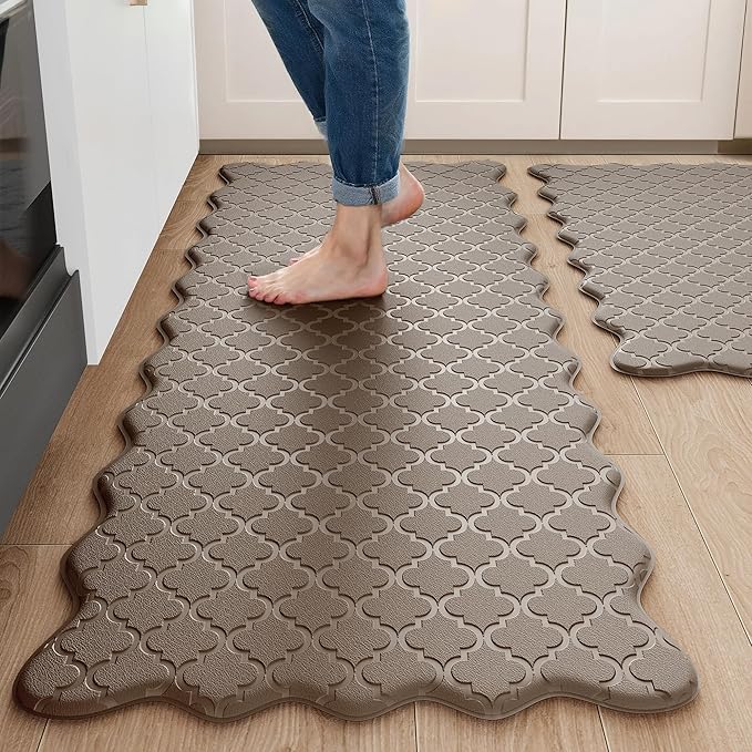Arenarug Upgrade Scalloped Embossed Kitchen Mats by ArenaRug