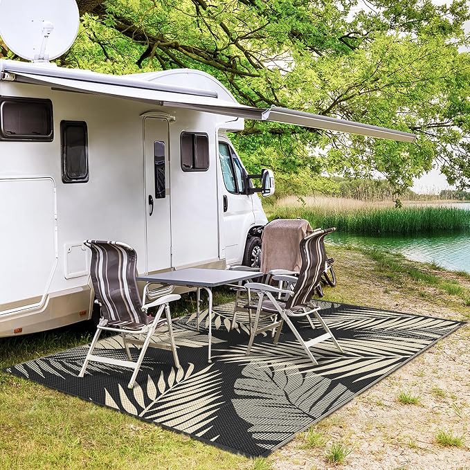 GENIMO Outdoor Rug 9' x 12' Waterproof - Image 5