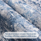 Runners for Hallways Ultra Non-Slip 2x4 Washable Kitchen Rug Abstract Tear and - Image 4
