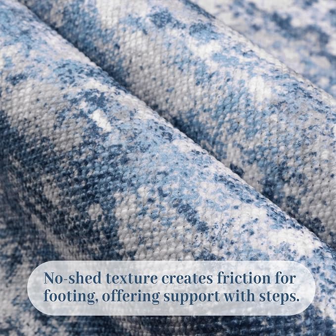 Runners for Hallways Ultra Non-Slip 2x10 Long Runner Rugs Washable Abstract - Image 3