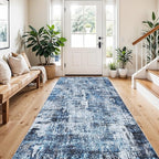4x8 Washable Area Rug – Non-Slip Rubber Backed Indoor Rug by ZHXXUJ