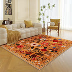 Rugcomf Living Room Rug 5x7 Rug Machine Washable Boho Area Rug Non Slip Floral - Image 7
