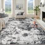 XLUEZ 8x10 Area Rugs for Living Room, Washable Modern Abstract Large Area Rug by XLUEZ