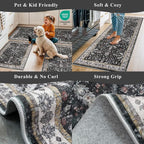 Square Rugs 5x5 Washable for Entryway: Non Slip Indoor Foot Carpet for Living - Image 5