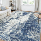 Area Rugs 6x9 Living Room: Large Soft Washable Rug Modern Abstract Anti-Skid by GENTDRIZZ