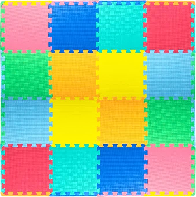 ProSource Baby Play Mat, Soft Foam Floor Tiles by PROSOURCE