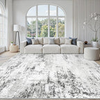 Area Rugs 10x14 Living Room: Large Modern Abstract Washable Rug Soft Anti-Skid by GENTDRIZZ