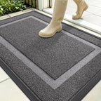 OLANLY Front Door Mat Indoor Outdoor Entrance, Waterproof All-Season, by OLANLY