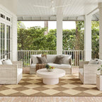 Nuloom Outdoor Performance Collection Sabina Brown/Ivory, Soft and Cozy by nuLOOM