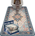 Hompet Cat Litter Mat 2 Pack, 36x60 Large Machine Washable Trapping Mats by Hompet