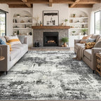 9x12 Area Rugs Living Room Rugs: Large Washable Rug - Image 10