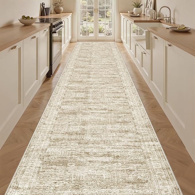 3x20 Washable Runner Rug for Hallway, Non-Slip Long Hallway Runner for Entryway - Image 5