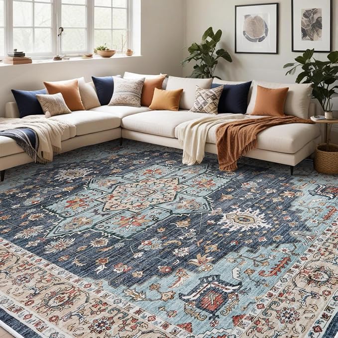 TOPRUUG Washable Oriental Area Rug - Image 3
