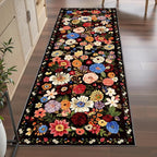 Runner Rug for Hallways 3x7 Espresso, Non Slip Washable Kitchen Rug - Image 5