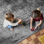 3x7 Black Rug Runners for Hallways Kitchen Runner Rug Non Slip Washable Black - Image 5