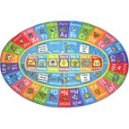 KC Cubs Educational Kids Rug – ABC Alphabet, Months & Days Learning Mat – Soft - Image 2