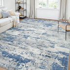 Area Rugs 5x7 Living Room: Large Soft Washable Rug Modern Abstract Anti-Skid by GENTDRIZZ