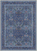 GENIMO 5x7 Washable Area Rug Non Slip Low Pile, Lightweight Floral Foliage - Image 6