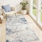 DMOYEST Washable Area Rug: 3x5 ft Abstract Small Rugs by DMOYEST