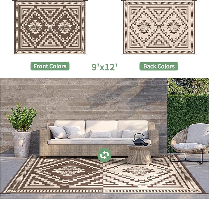 GENIMO Outdoor Rug for Patio Clearance - Image 4