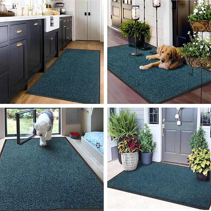 Mibao Front Door Mat Indoor Entrance, Dirt Trapper Welcome Mat - Image 8