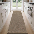 BEQHAUSE Kitchen Runner Rugs 32"x84", Non-Slip Kitchen Mats by BEQHAUSE