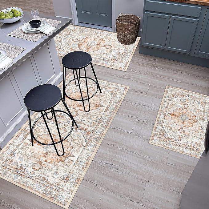 Ileading Boho Kitchen Rugs Sets 3 Piece - Image 6