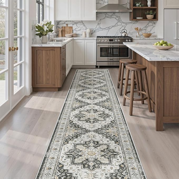 Madane Hallway Runner Rug 2x12, Extra Long Washable Runner Rugs - Image 7
