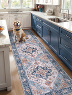SERISSA Runner Rug for Hallways, 3x10 Washable Non Slip Kitchen Runner Rug by SERISSAHomeDecorCollection