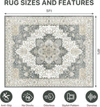 48"x60" Office Chair Mat for Hardwood Tile Floor, Under Desk Carpet Protector - Image 9