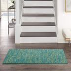 Nourison Home Nourison Essentials Blue Green 2' x 4' Area Rug by NourisonHome