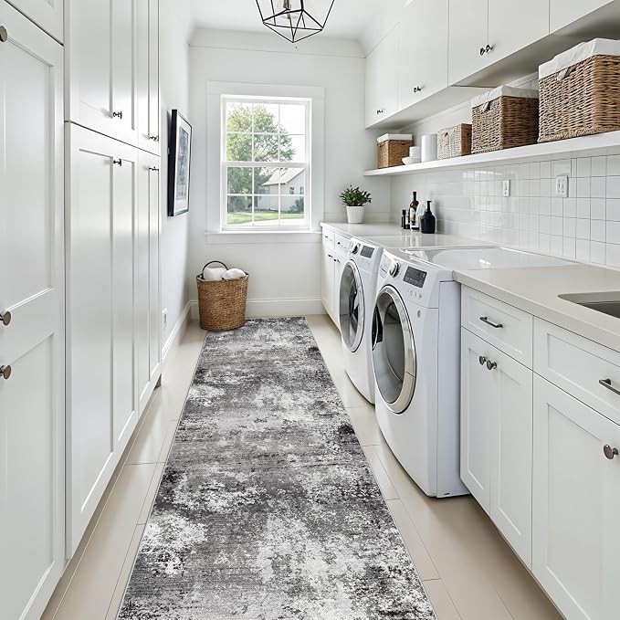 3x15 Ft Long Hallway Runner Rug – Non-Slip Washable Kitchen Floor Rug - Image 4
