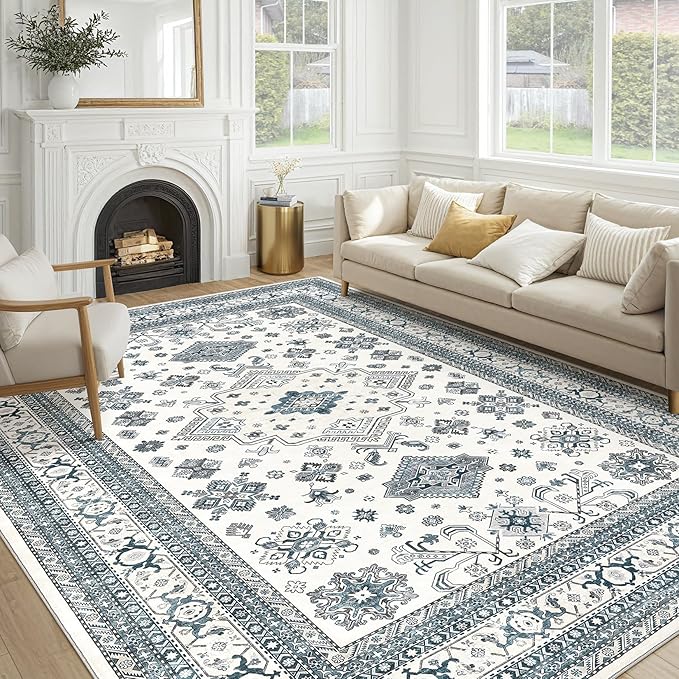 Vintage Living Room Area Rug 8x10 by COTILED