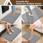 COSY HOMEER Kitchen Rugs 24"x36" Non-Slip Washable Kitchen Mats - Image 6