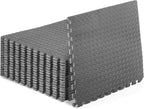 ProsourceFit Exercise Puzzle Mat 1/2-inch, EVA Interlocking Foam Floor Tiles by ProsourceFit