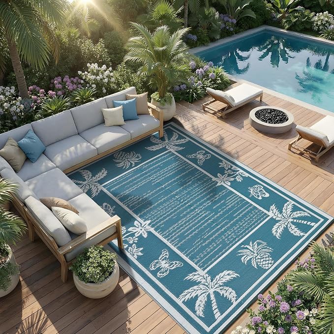 Garvee Outdoor Rug 5x8 Waterproof - Image 7