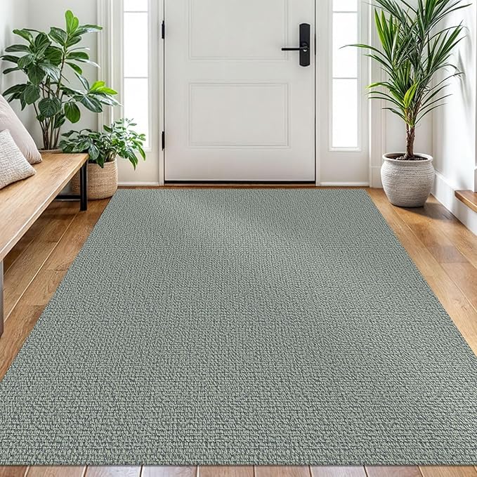 EARTHALL Washable Area Rug 4x6 Ft Non Slip Rugs by EARTHALL