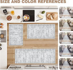 Washable Kitchen Rugs Sets of 2 Piece, Hallway Runner Rug Non-Slip - Image 2
