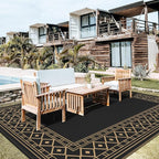 GENIMO Outdoor Rug Waterproof for Patio Decor, Outside Area Mat for Rv - Image 2