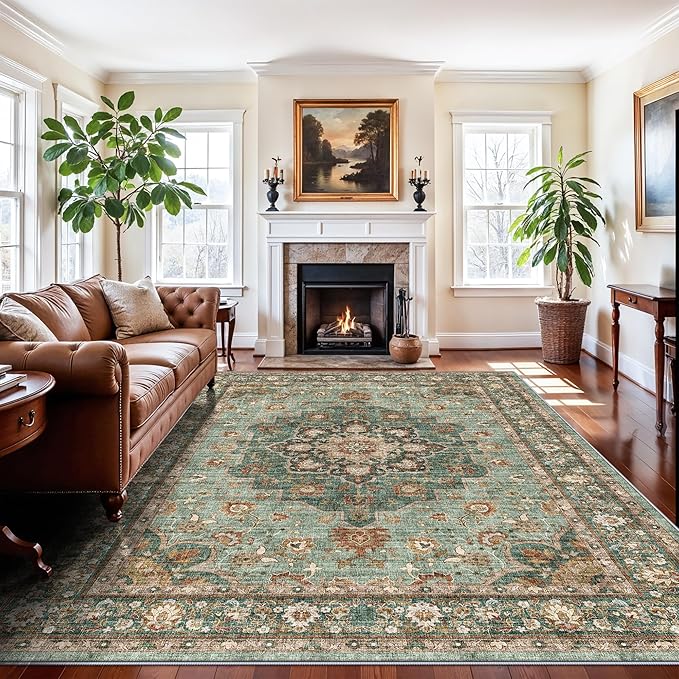 TOPRUUG Washable Oriental Area Rug by TOPRUUG